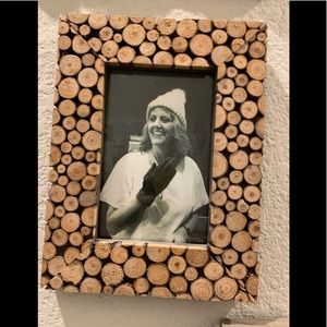 🌸3/$12 Wood slices frame